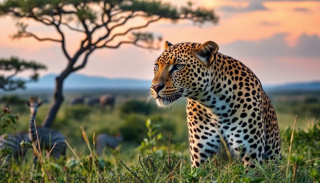 Лучшие места для наблюдения за леопардами в дикой природе - иллюстрация