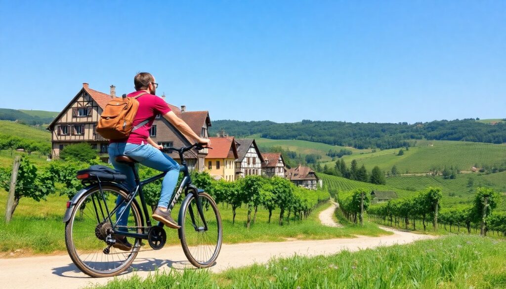 Путешествие по Эльзасу: винная дорога и фахверковые домики - иллюстрация