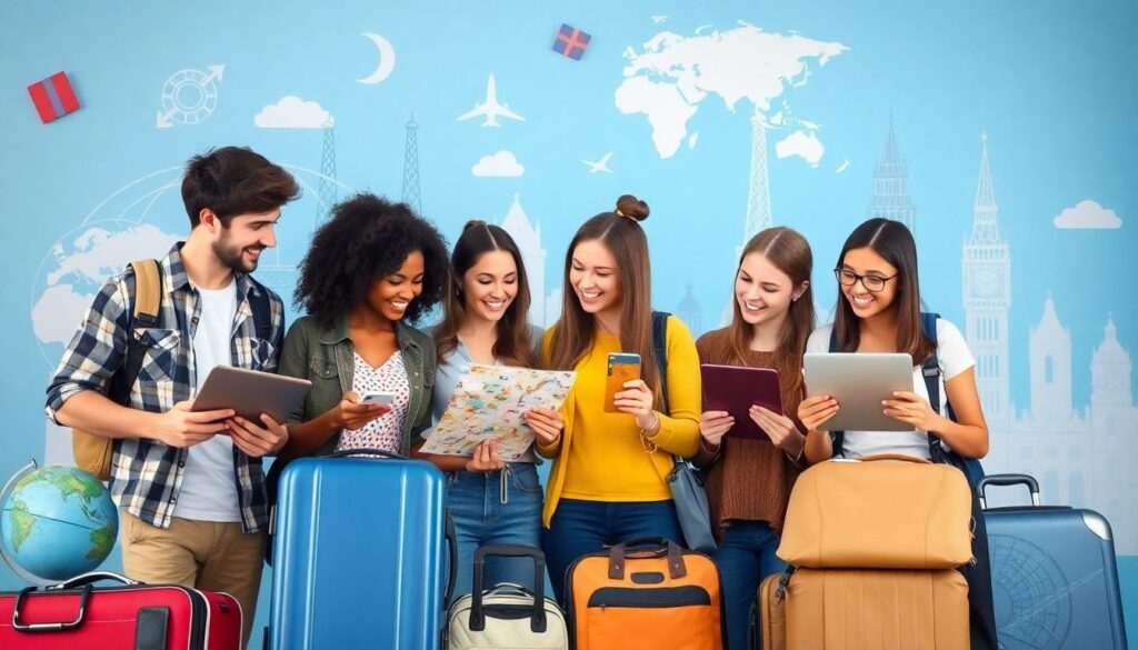 Как путешествовать во время учебы в университете - иллюстрация