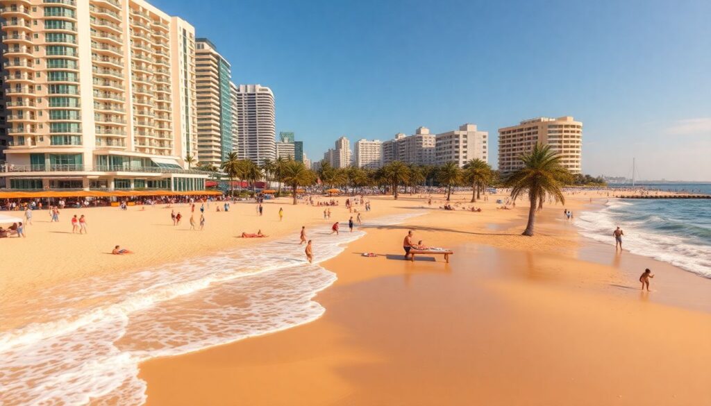 Лучшие городские пляжи мира - иллюстрация