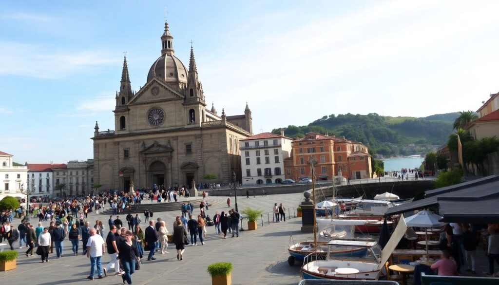 Путешествие по Астурии и Галисии в Испании - иллюстрация