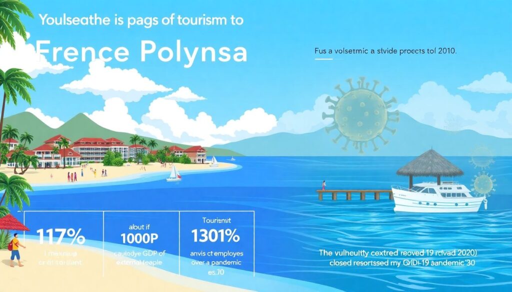 Путешествие по островам Французской Полинезии - иллюстрация