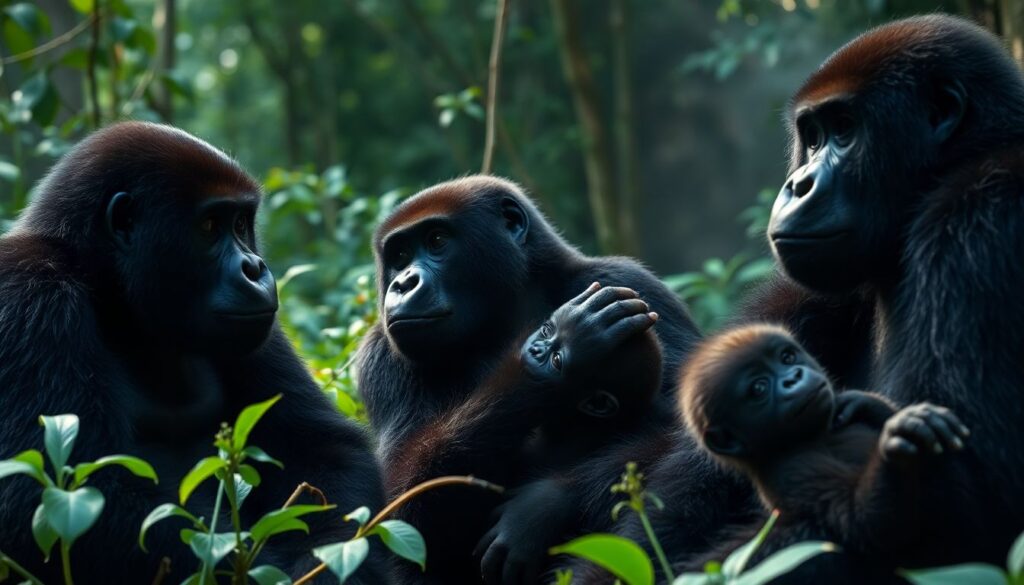 Лучшие места для наблюдения за гориллами - иллюстрация