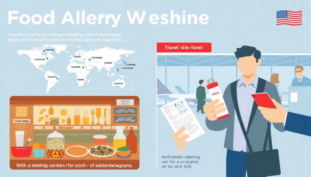 Как путешествовать с пищевой аллергией у ребенка - иллюстрация