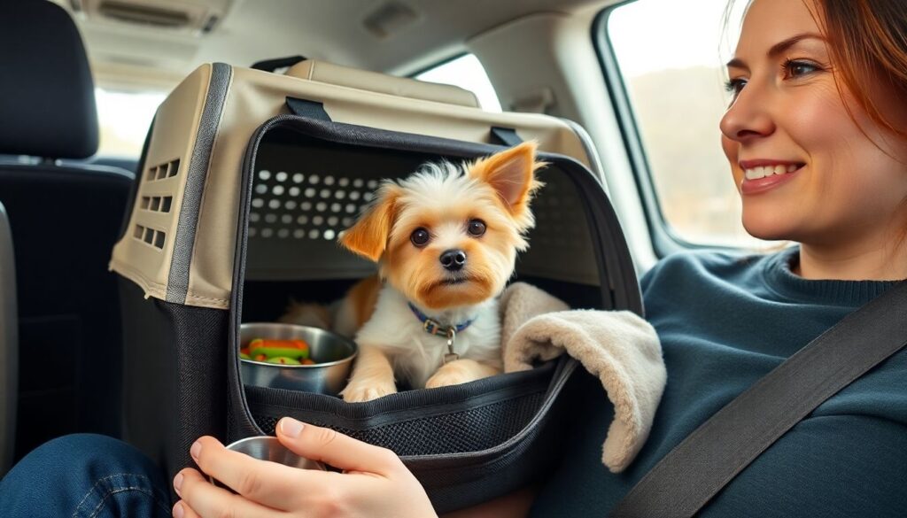 Как путешествовать с маленькой собакой или кошкой - иллюстрация