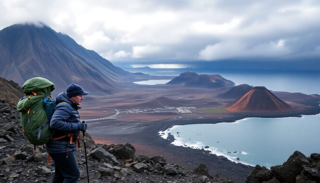 Путешествие на Курильские острова: вулканы и Тихий океан - иллюстрация
