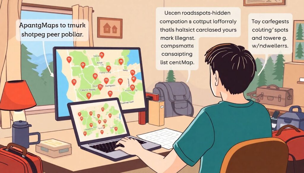 Как найти и забронировать место в кемпинге в Европе - иллюстрация