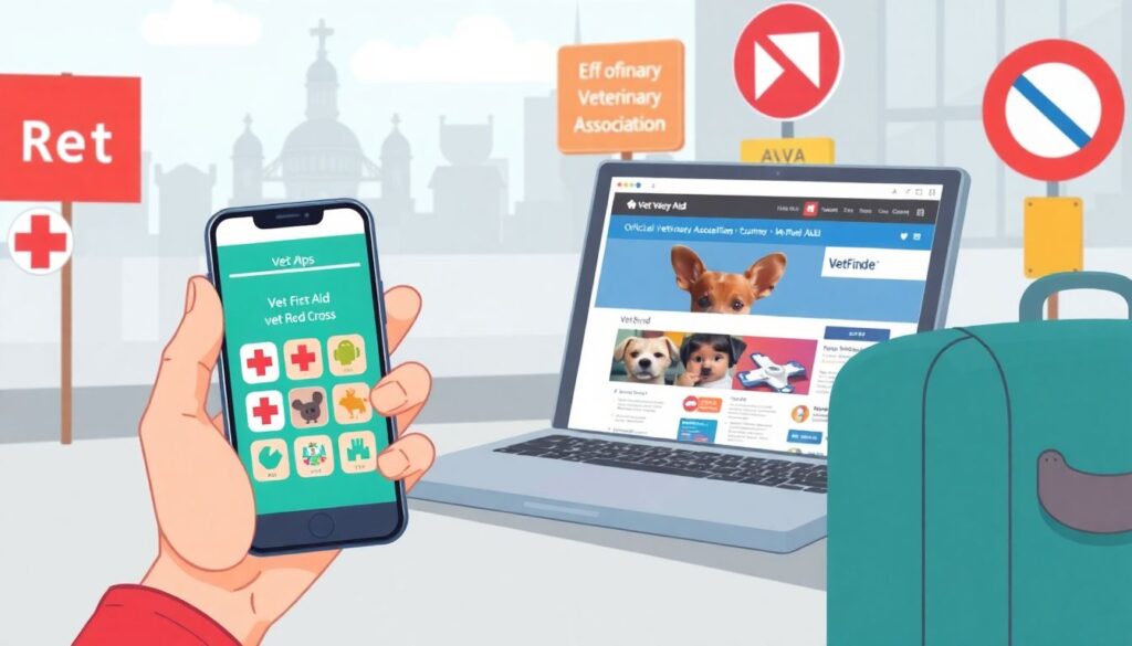 Как найти ветеринарную помощь для питомца за границей - иллюстрация