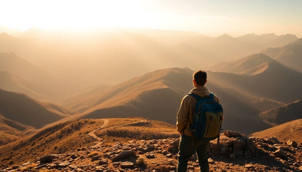 Путешествие по горам Атлас в Марокко - иллюстрация