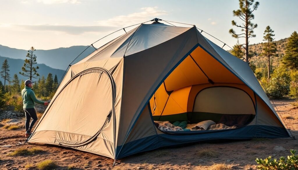 Как выбрать и использовать тент для похода - иллюстрация