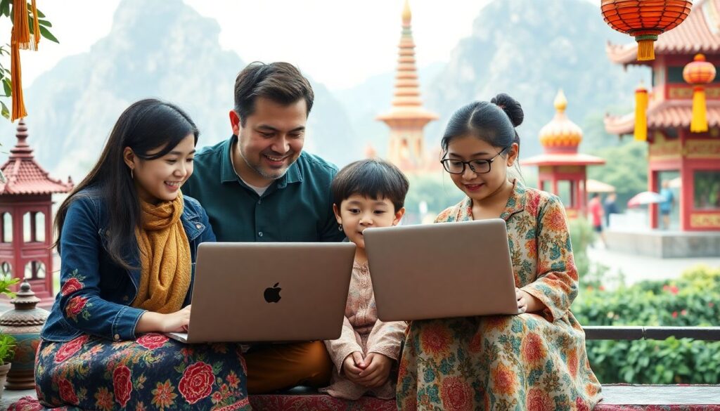 Как путешествовать по миру с детьми на домашнем обучении - иллюстрация