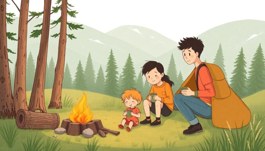 Как научить детей любить путешествия и походы - иллюстрация