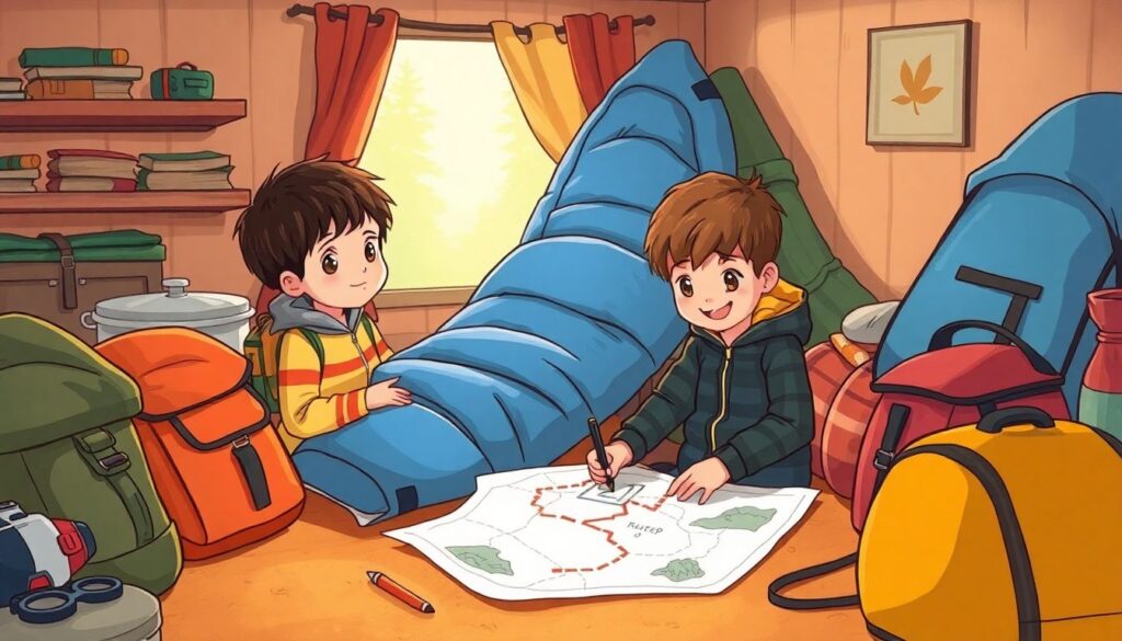 Как научить детей любить путешествия и походы - иллюстрация