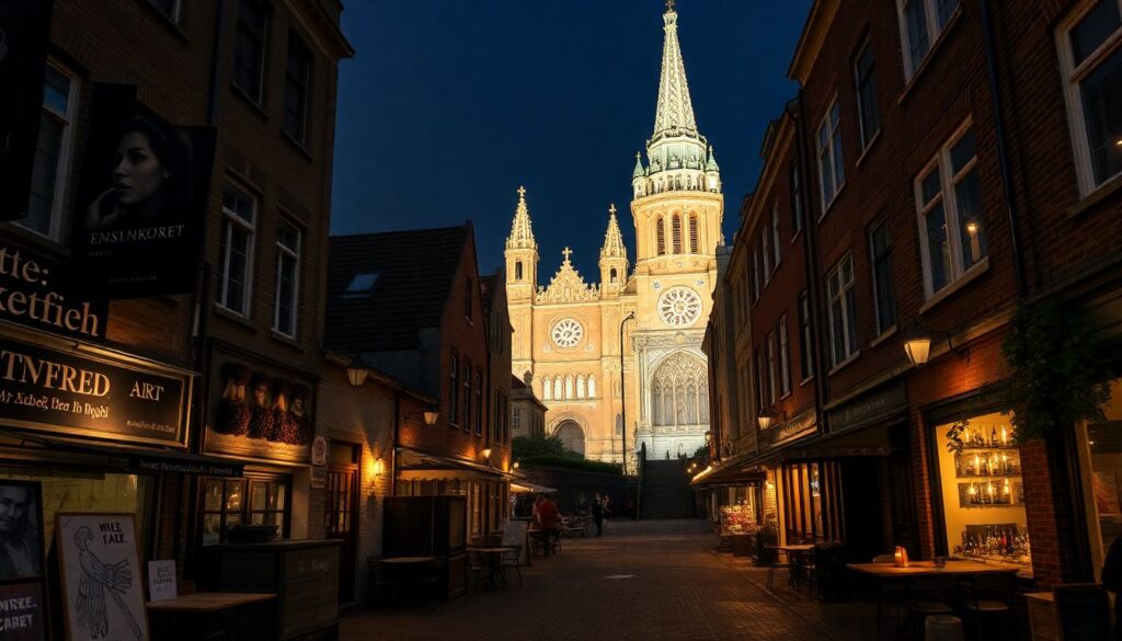 Путешествие по историческим городам Бельгии: Брюгге, Гент, Антверпен - иллюстрация