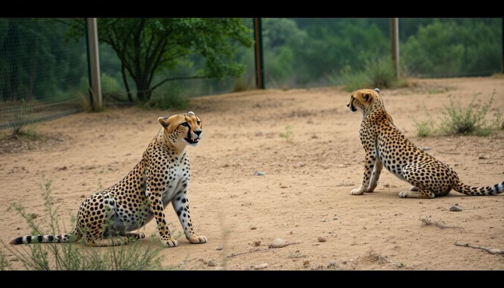 Лучшие места для наблюдения за гепардами - иллюстрация
