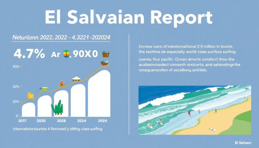 Путешествие в Сальвадор: серфинг и вулканы - иллюстрация