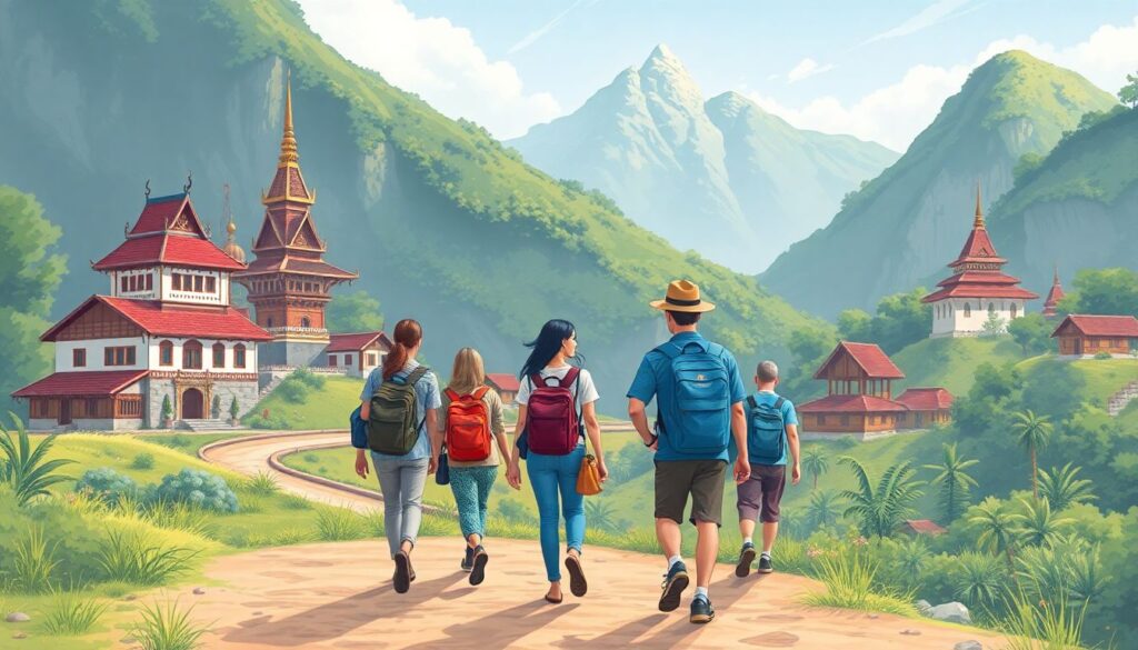 Путешествие по северу Таиланда: Чиангмай и окрестности - иллюстрация