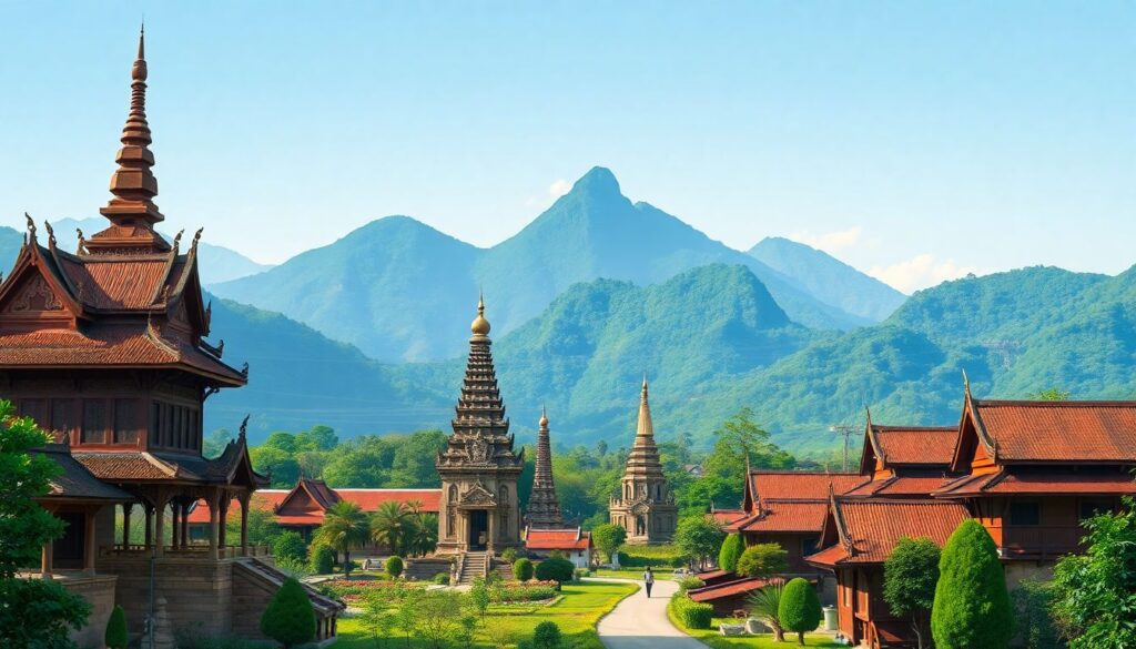 Путешествие по северу Таиланда: Чиангмай и окрестности - иллюстрация