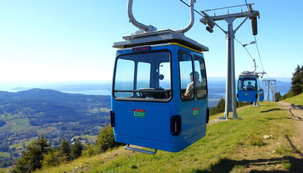 Самые впечатляющие канатные дороги в мире - иллюстрация