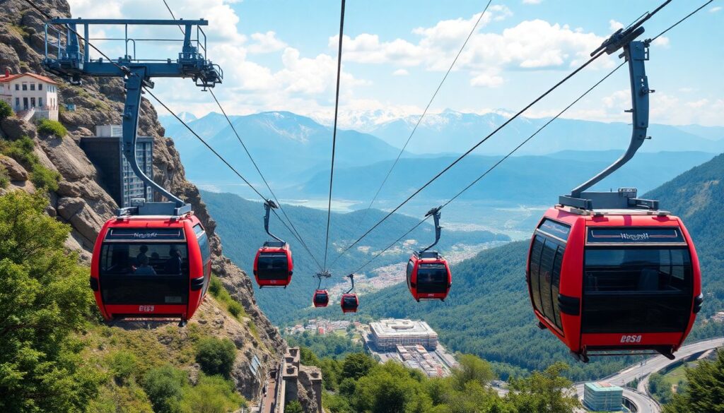 Самые впечатляющие канатные дороги в мире - иллюстрация