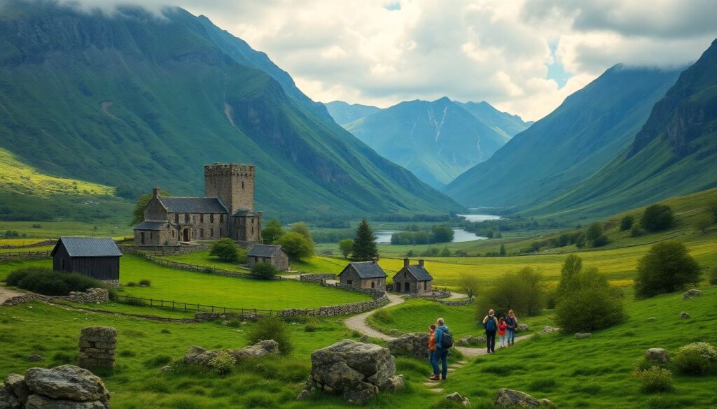 Путешествие по Шотландскому высокогорью (Хайлендс) - иллюстрация