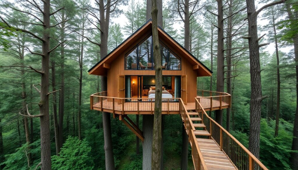 Самые необычные отели на деревьях - иллюстрация