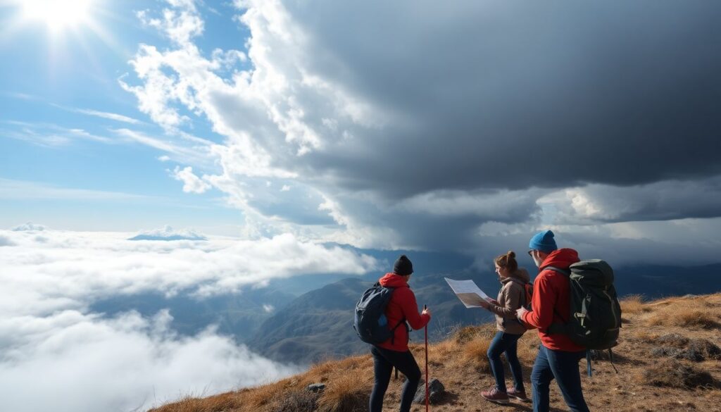 Путешествие по национальному парку Торрес-дель-Пайне в Чили - иллюстрация