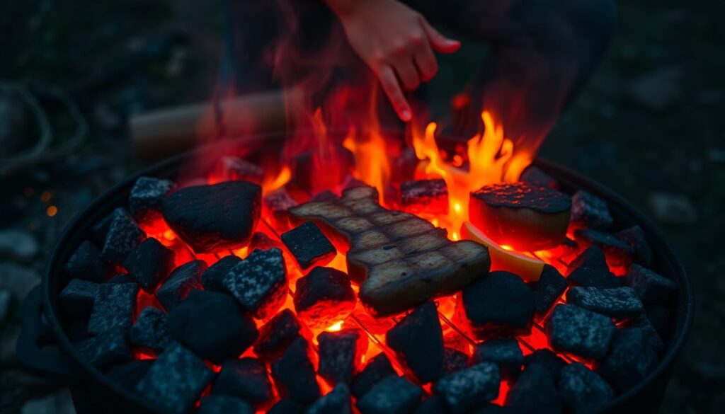 Как выбрать и использовать портативный гриль для кемпинга - иллюстрация