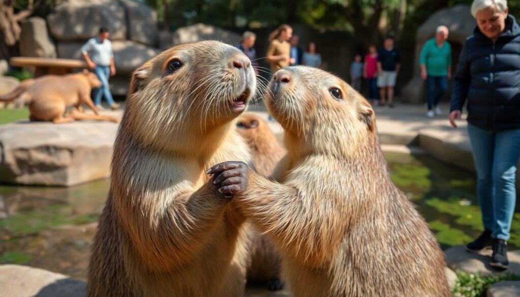 Лучшие места для наблюдения за капибарами - иллюстрация