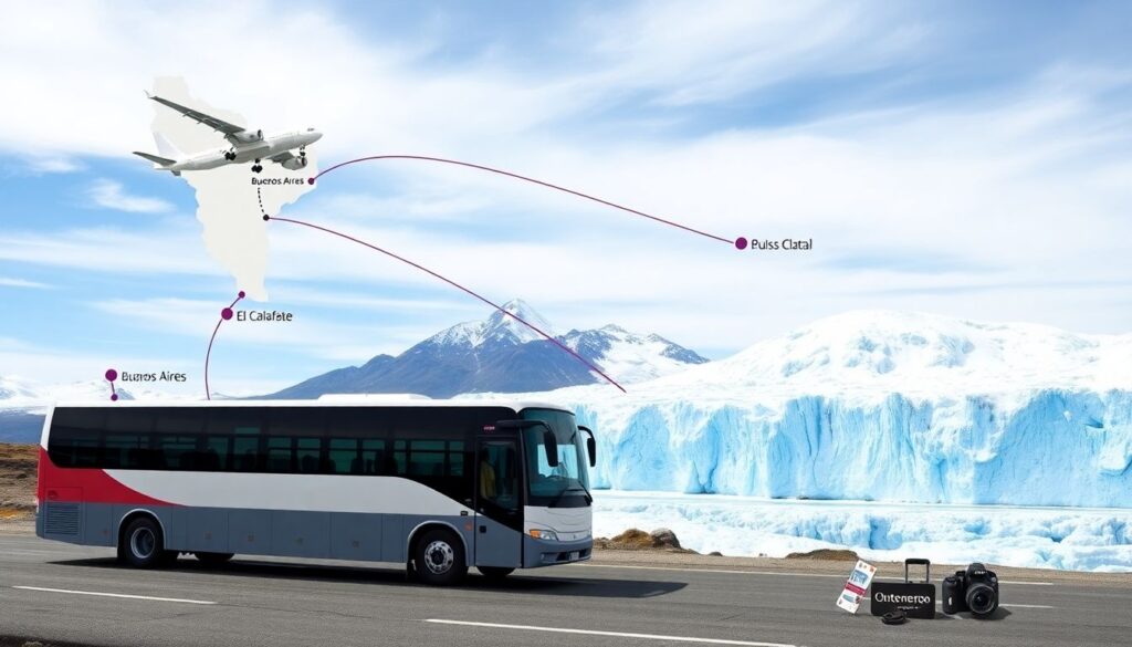 Путешествие в Аргентину: ледник Перито-Морено - иллюстрация