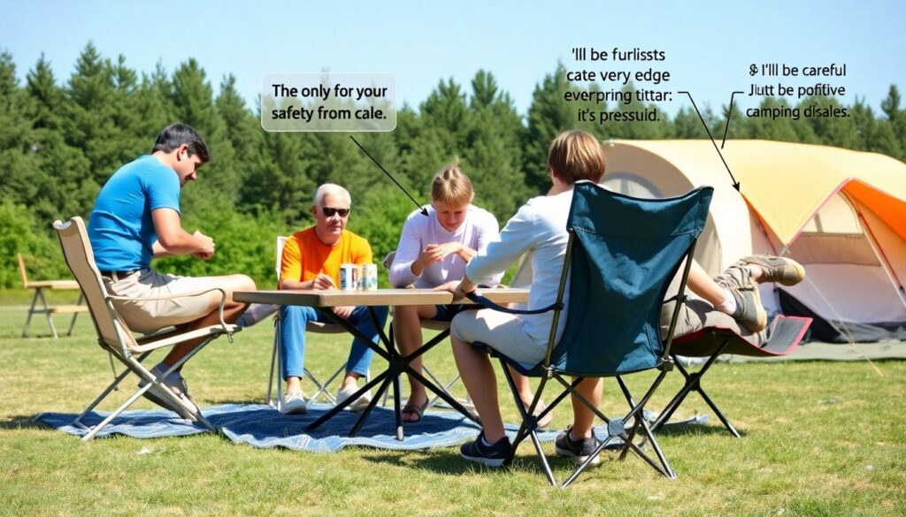 Как выбрать и использовать кемпинговую мебель - иллюстрация