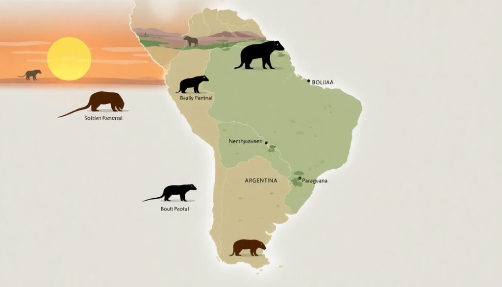 Лучшие места для наблюдения за муравьедами - иллюстрация