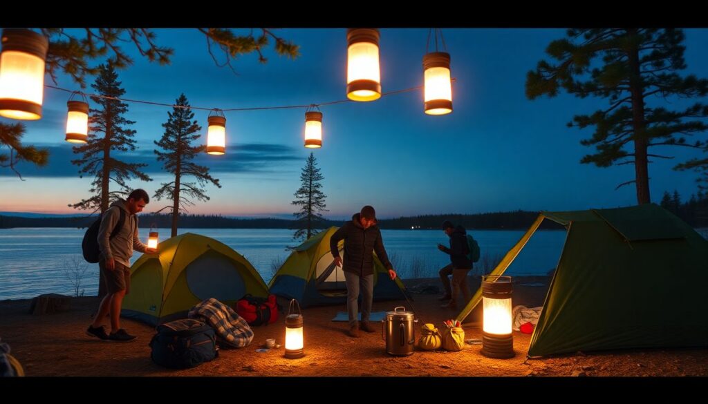 Как выбрать и использовать фонарь для кемпинга - иллюстрация