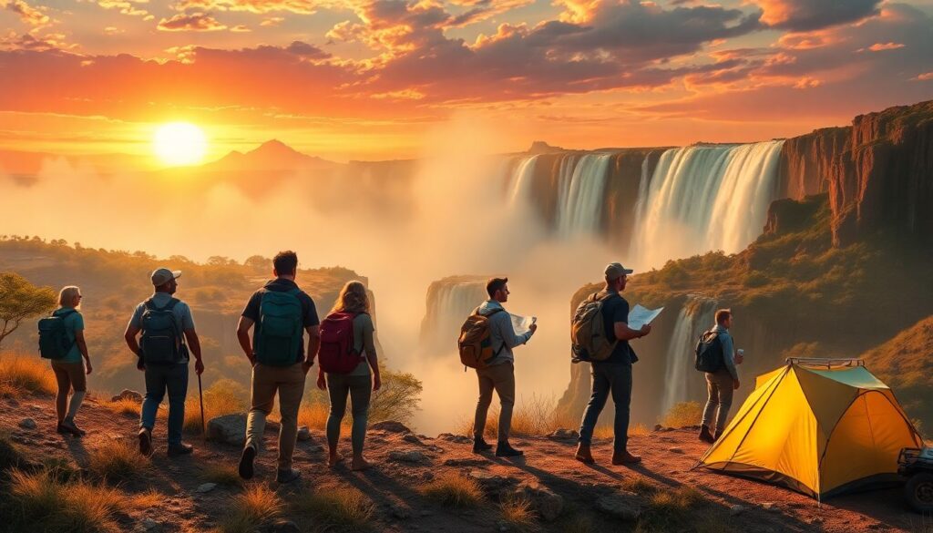 Путешествие в Зимбабве и Замбию: водопад Виктория - иллюстрация