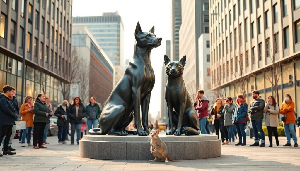 Самые необычные памятники животным - иллюстрация