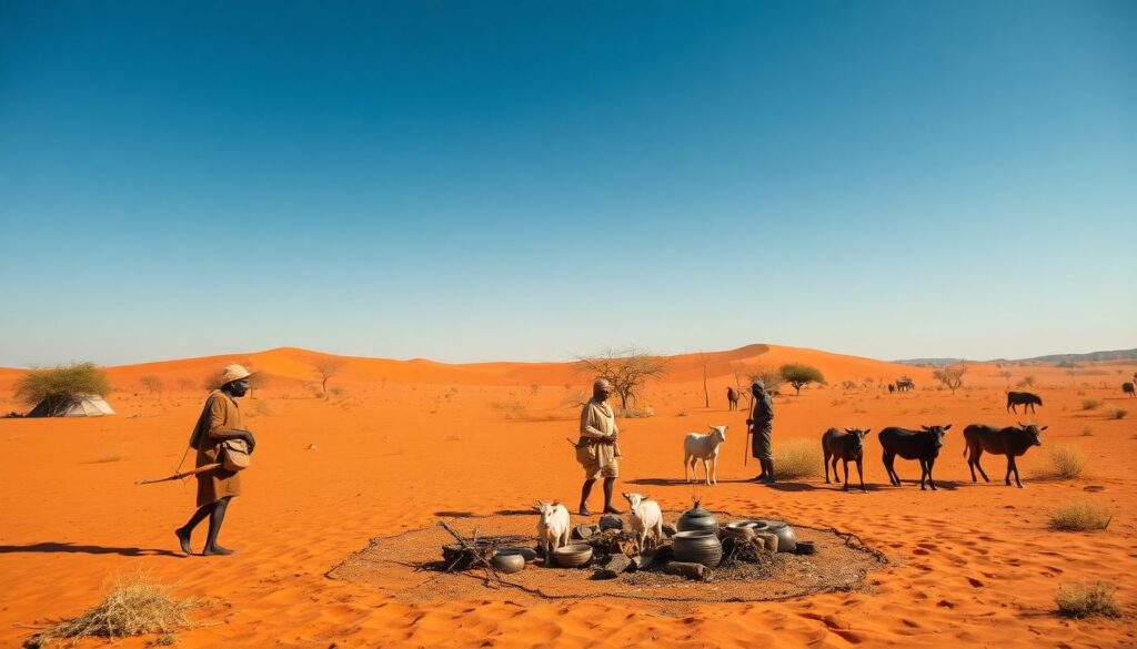 Путешествие в Ботсвану: пустыня Калахари - иллюстрация