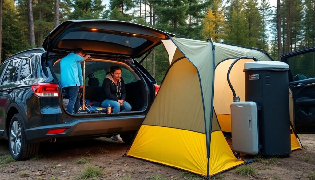 Как выбрать и использовать тент-туалет и душ - иллюстрация