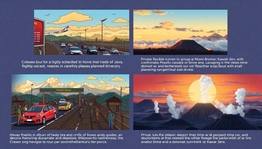 Путешествие в Индонезию: вулканы Бромо и Иджен - иллюстрация