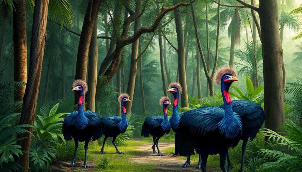 Лучшие места для наблюдения за казуарами - иллюстрация