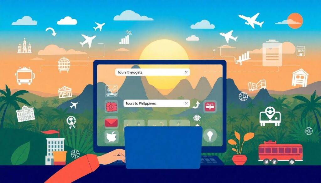 Путешествие на Филиппины: шоколадные холмы острова Бохоль - иллюстрация