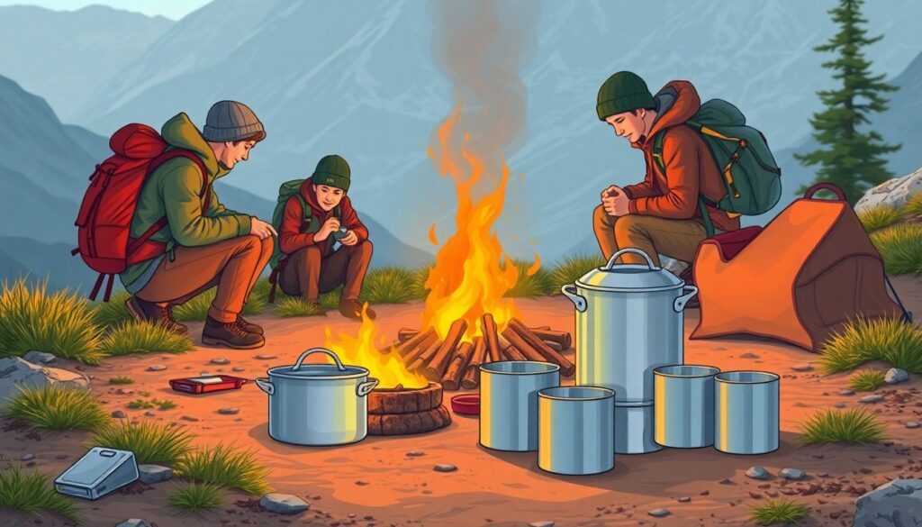 Как выбрать и использовать походную посуду - иллюстрация
