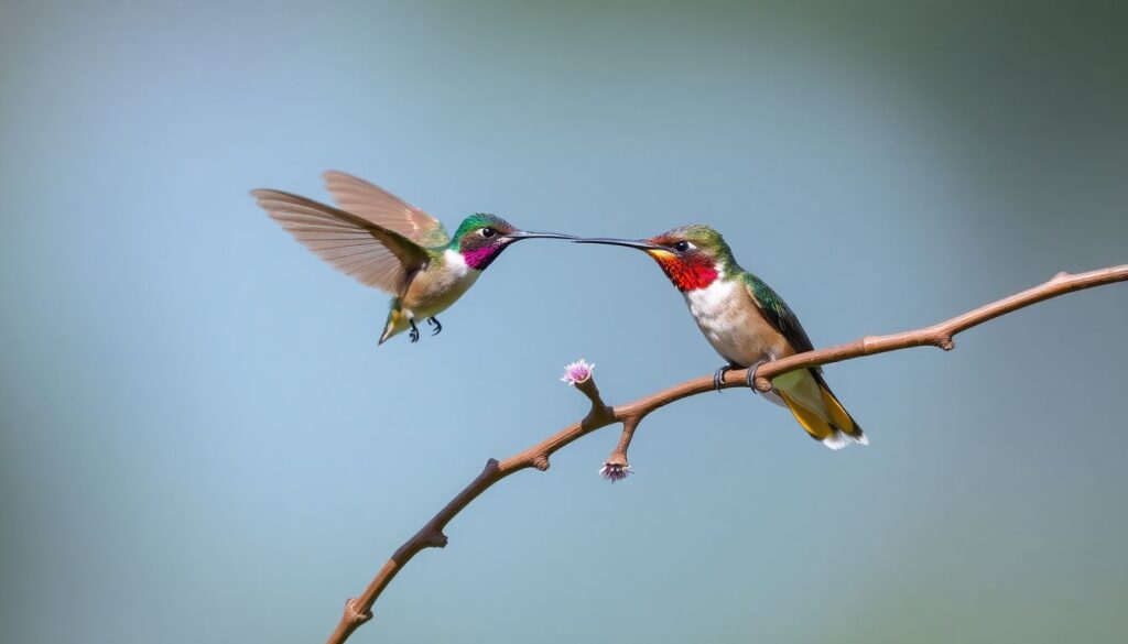 Лучшие места для наблюдения за колибри - иллюстрация