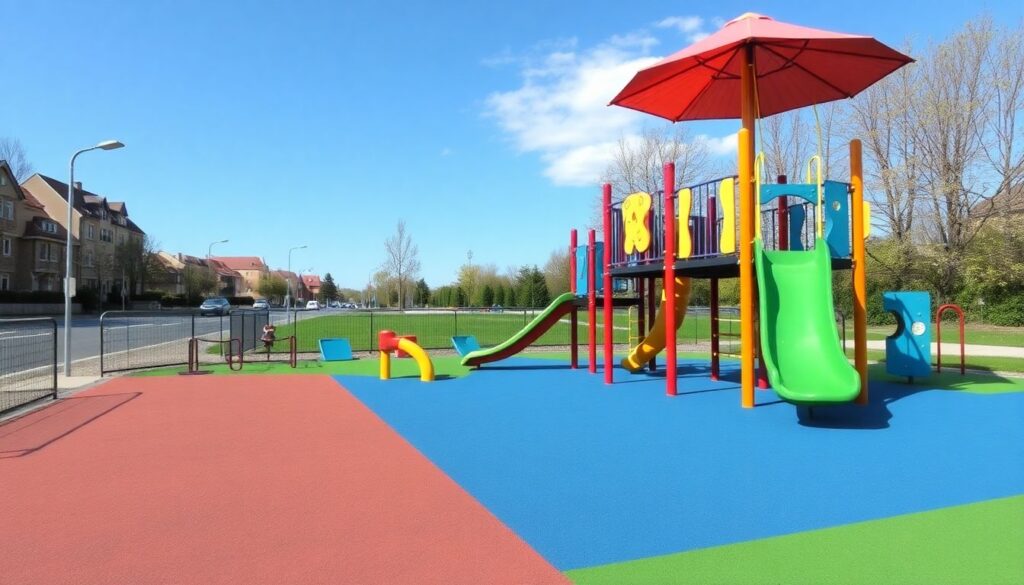 Как найти интересные и безопасные детские площадки в путешествии - иллюстрация