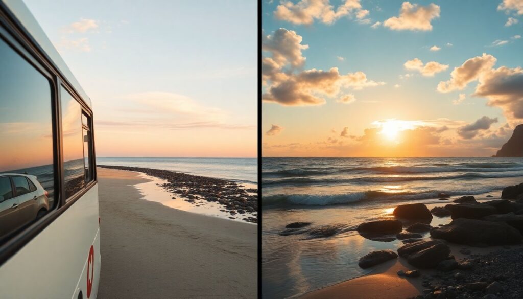 Путешествие по Дороге гигантов в Северной Ирландии - иллюстрация