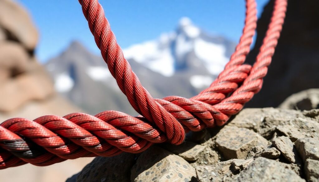 Как выбрать и использовать веревку в походе - иллюстрация
