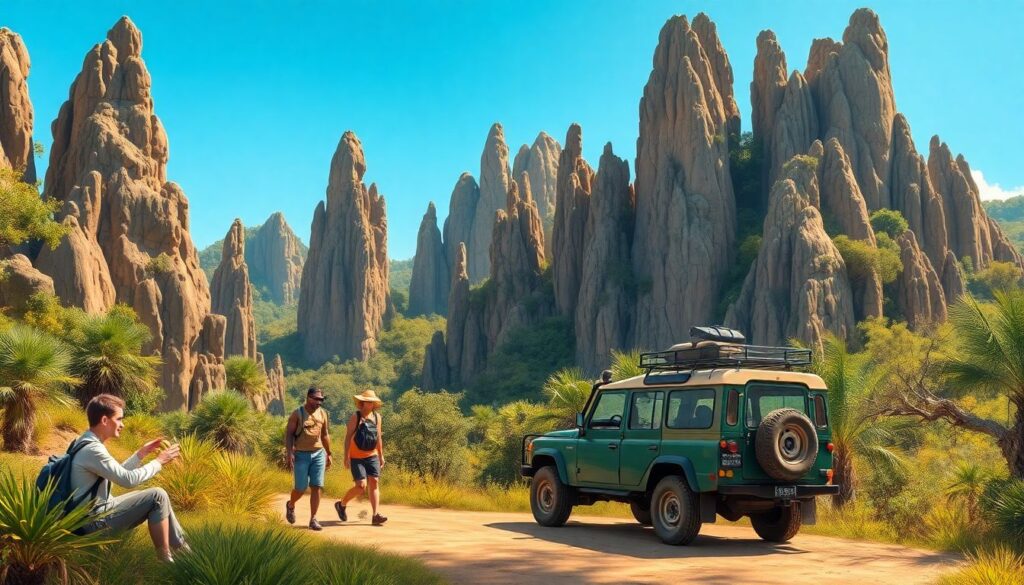 Путешествие на Мадагаскар: каменный лес Цинги-де-Бемараха - иллюстрация