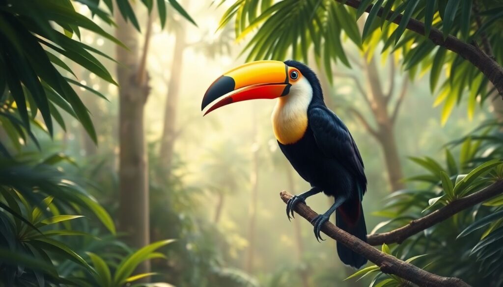 Лучшие места для наблюдения за туканами - иллюстрация